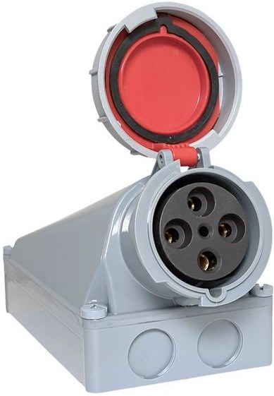 Розетка стационарная наружная EKF ps-1452-125-380 147756