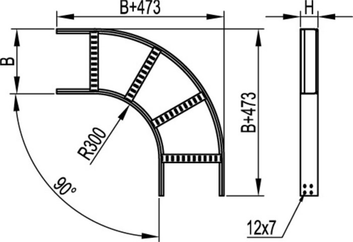 Угол гориз. 90°  DKC LC5330K 147930