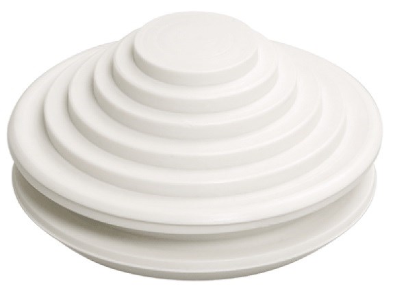 Кабельный держатель  IEK d40мм белый 149055