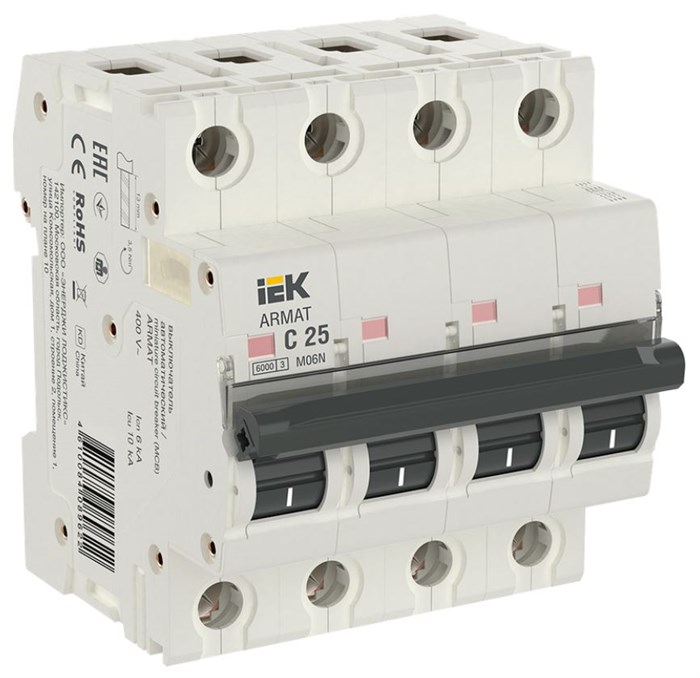 Автоматический выключатель  IEK AR-M06N-4-C025 149089