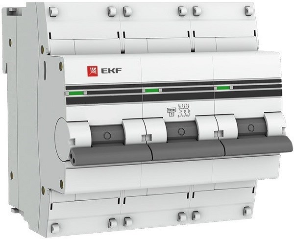 Автоматический выключатель  EKF mcb47100-3-80D-pro 149150