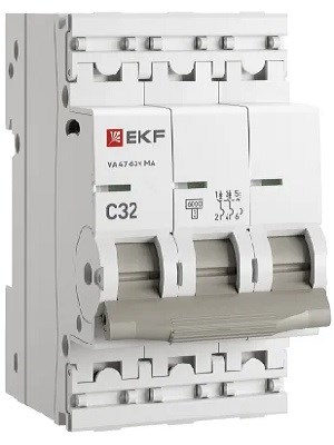 Автоматический выключатель  EKF M63MA6332C 149177