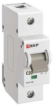 Автоматический выключатель  EKF mcb47125-1-20C 149183