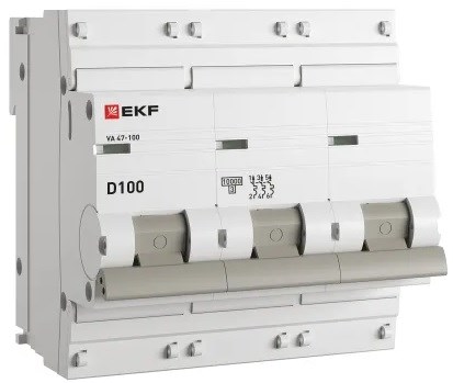Автоматический выключатель  EKF mcb47100-3-100D-pro 149204