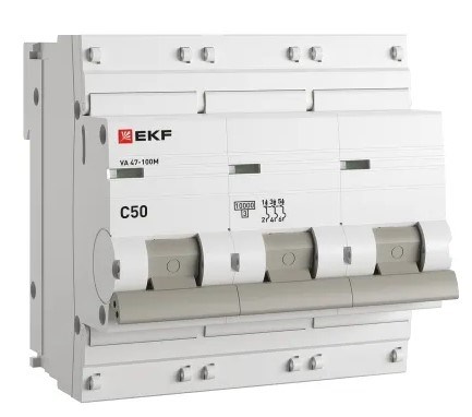Автоматический выключатель  EKF mcb47100m-3-50C-pro 149432