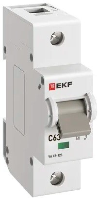 Автоматический выключатель  EKF mcb47125-1-63C 149433