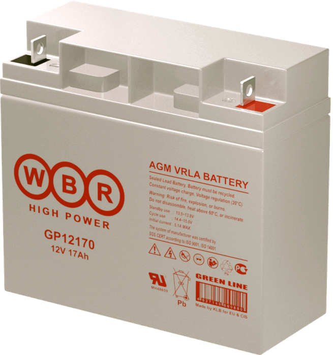 Аккумулятор  WBR GP12170 100626