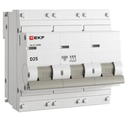 Автоматический выключатель  EKF mcb47100m-3-25D-pro 149471