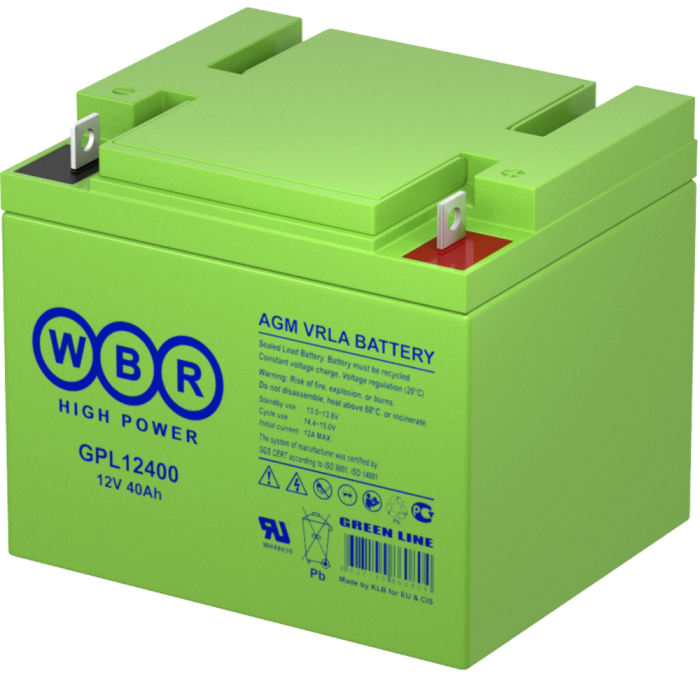 Аккумулятор  WBR GPL12400 100632