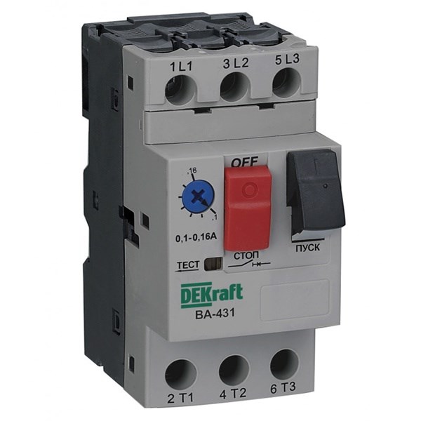 Автоматический выключатель для защиты двигателя  DEKraft 21226DEK 149732