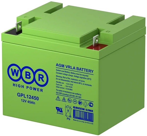 Аккумулятор  WBR GPL12450 WBR 100634