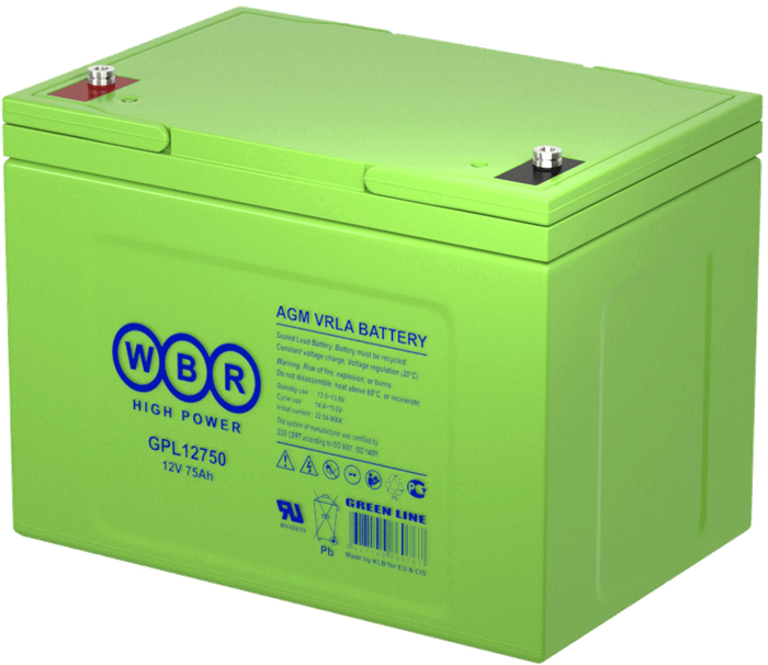 Аккумулятор  WBR GPL12750 100641