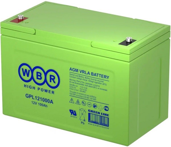 Аккумулятор  WBR GPL121000A WBR 100645