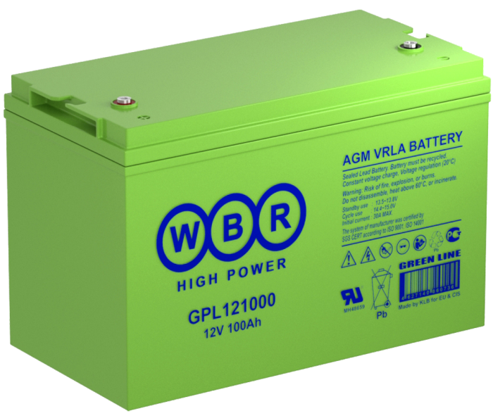 Аккумулятор  WBR GPL121000 100647