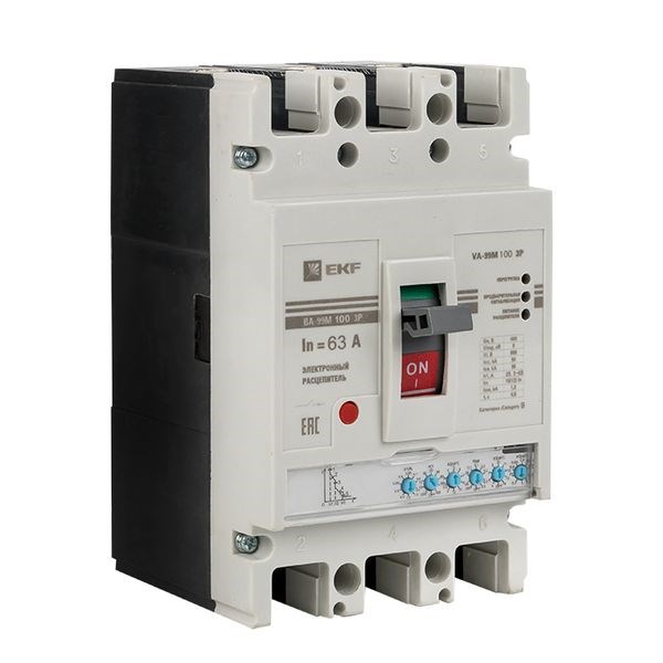 Автоматический выключатель в литом корпусе  EKF mccb99-100-63me 150288