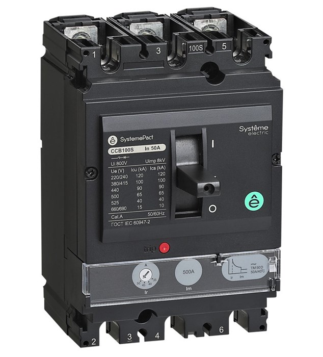 Автоматический выключатель в литом корпусе  Systeme Electric SPC100F032L3DF 150359