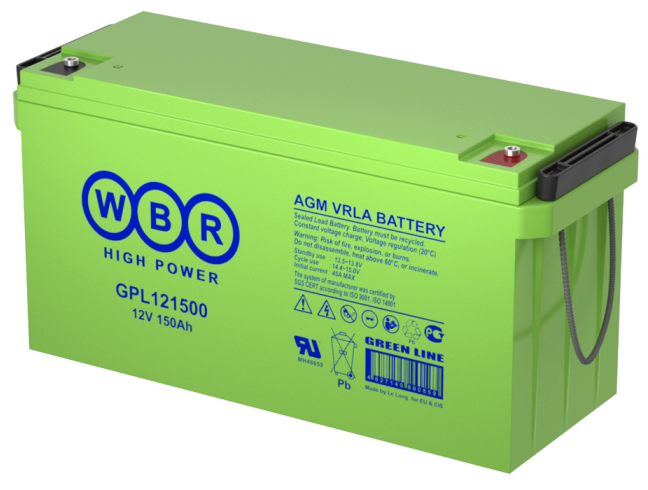 Аккумулятор  WBR GPL121500 100654