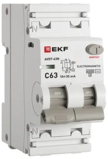 Автомат дифференциальный EKF D63N26M63C30 150492