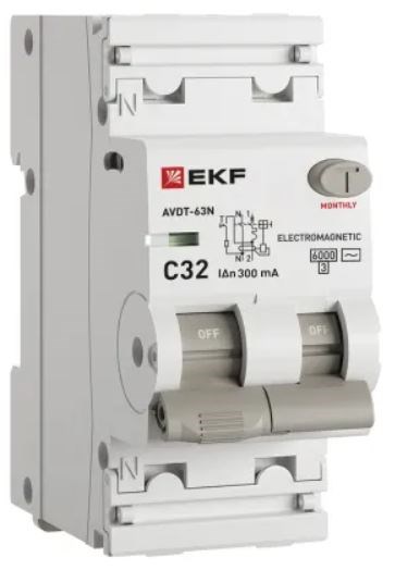 Автомат дифференциальный EKF D63N26M32C300 150497