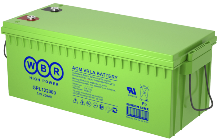 Аккумулятор  WBR GPL122000 100656