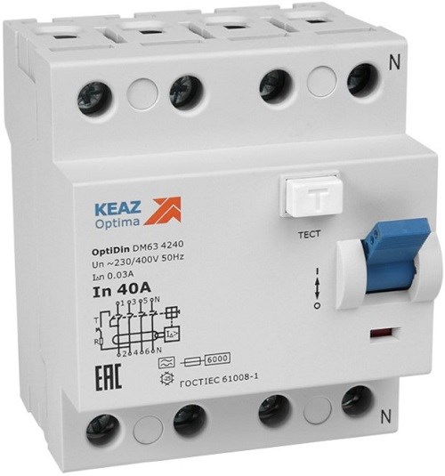 УЗО  КЭАЗ 254201 150609