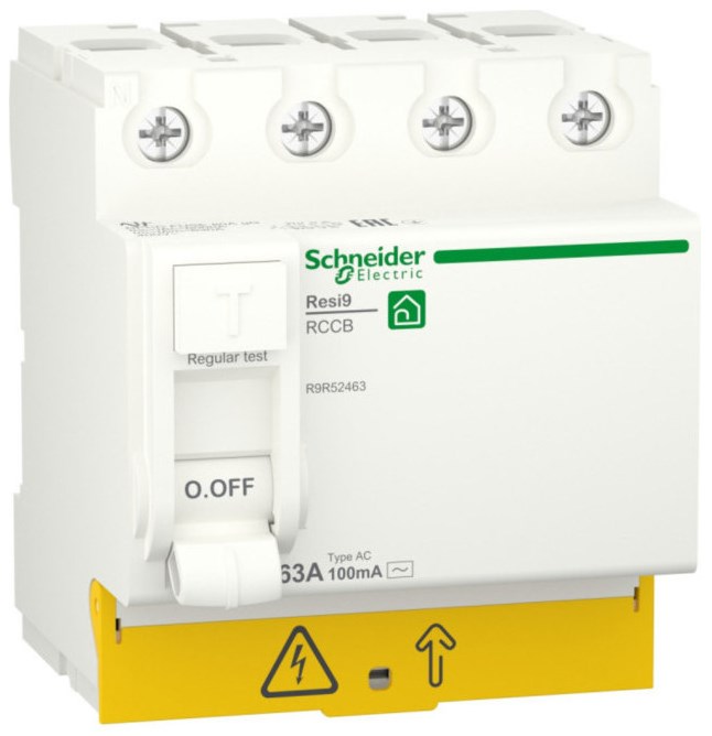 Выключатель дифференциального тока (ВДТ, УЗО)  Schneider Electric RESI9 150616