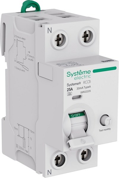 УЗО  Systeme Electric S9R22225 150789