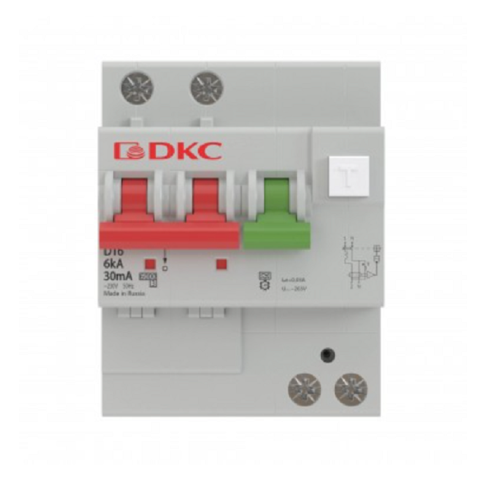 Автоматический выключатель дифф. тока (АВДТ)  DKC MDV63-23C10-A 150855