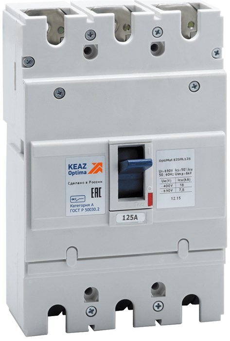 Автоматический выключатель в литом корпусе  КЭАЗ 100012 150893