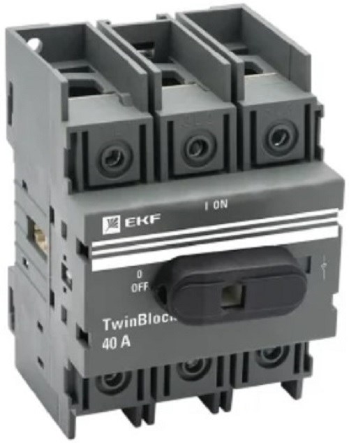 Рубильник  EKF tb-40-3p-f 150975