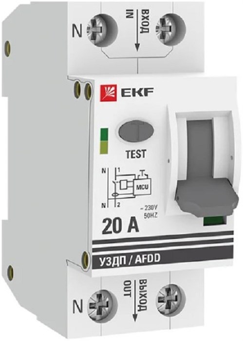Устройство защиты от дугового пробоя  EKF afdd-2-20-pro 151079