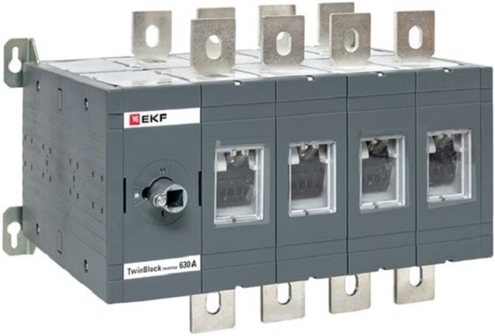 Рубильник  EKF tb-s-630-4p-rev 151167