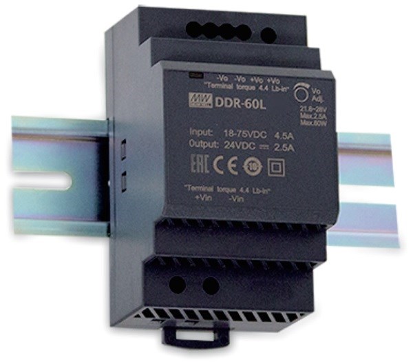 Преобразователь DC-DC модульный Mean Well DDR-60L-12 151268