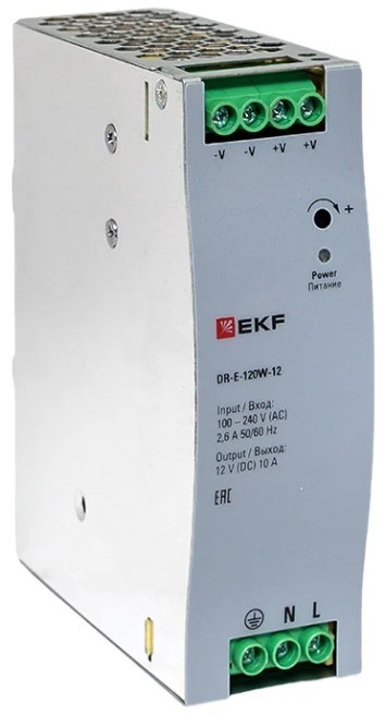 Блок питания  EKF DR-E-120W-12 151303