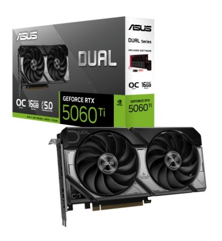 Видеокарта ASUS GeForce RTX 5060 TI DUAL OC (90YV0MH0-M0NA00) 104541