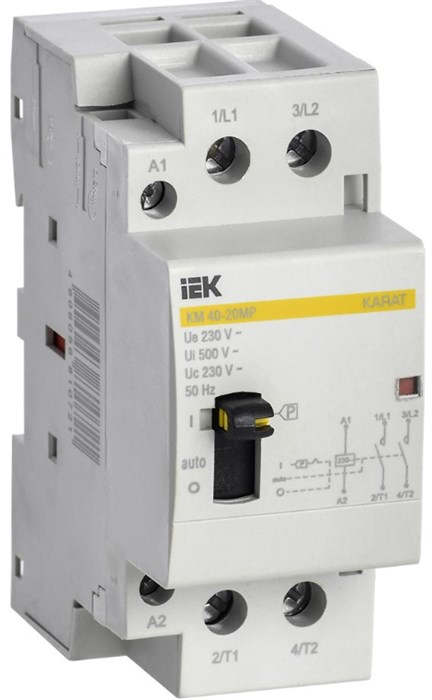 Контактор модульный IEK MKK12-40-20 151978