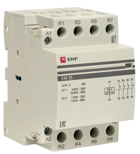 Контактор  EKF km-3-25-04 151983