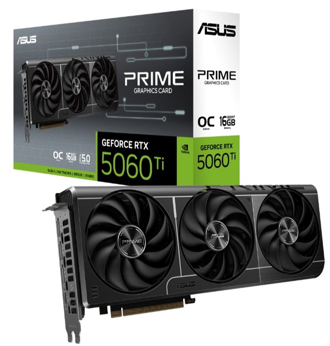 Видеокарта ASUS GeForce RTX 5060 TI PRIME OC (PRIME-RTX5060TI-O16G) 104543