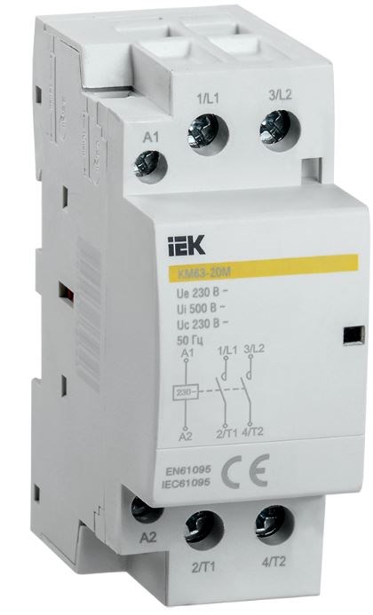 Контактор модульный IEK MKK11-63-11 152014
