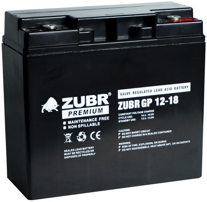 Батарея  ZUBR GP12-18(ZUBR) 100665