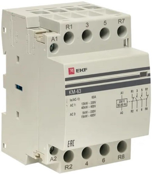 Контактор  EKF km-3-63-22 152096