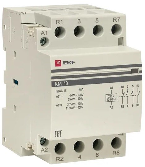 Контактор  EKF km-3-40-22 152097