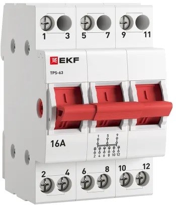 Переключатель трехпозиционный EKF TPS316 152442