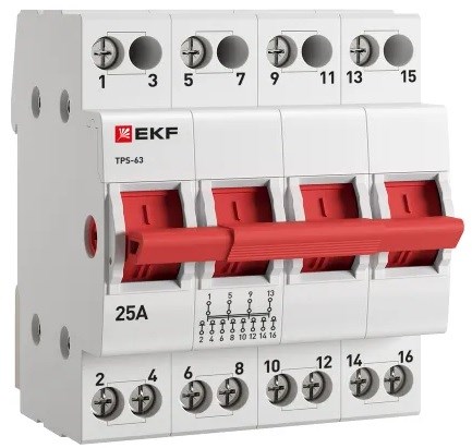 Переключатель трехпозиционный EKF TPS425 152464