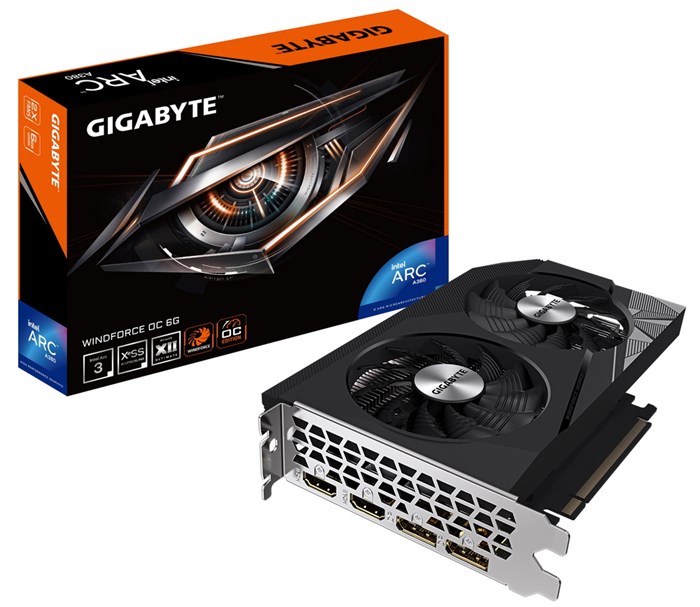 Видеокарта GIGABYTE A380 WINDFORCE OC (GV-IA380WF2OC-6GD) 104572