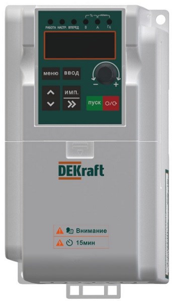 Преобразователь частоты  DEKraft DEKV060G0R4S2B 152591