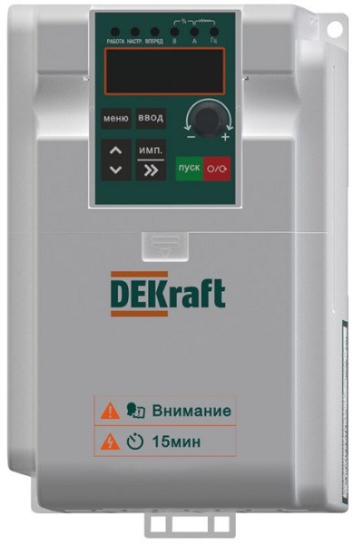 Преобразователь частоты  DEKraft DEKV060G1R5S2B 152610