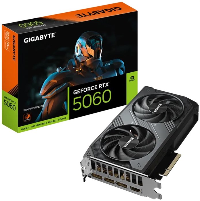 Видеокарта GIGABYTE GeForce RTX 5060 WINDFORCE 2 (GV-N5060WF2-8GD) 104586