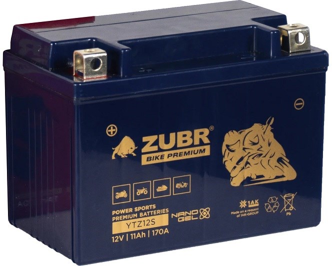 Батарея  ZUBR YTZ12S (ZubrPrem) 100671