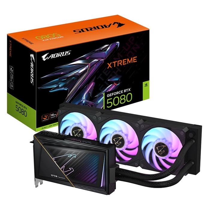 Видеокарта GIGABYTE GeForce RTX 5080 AORUS XTREME WATERFORCE (GV-N5080AORUSX W-16GD) 104628